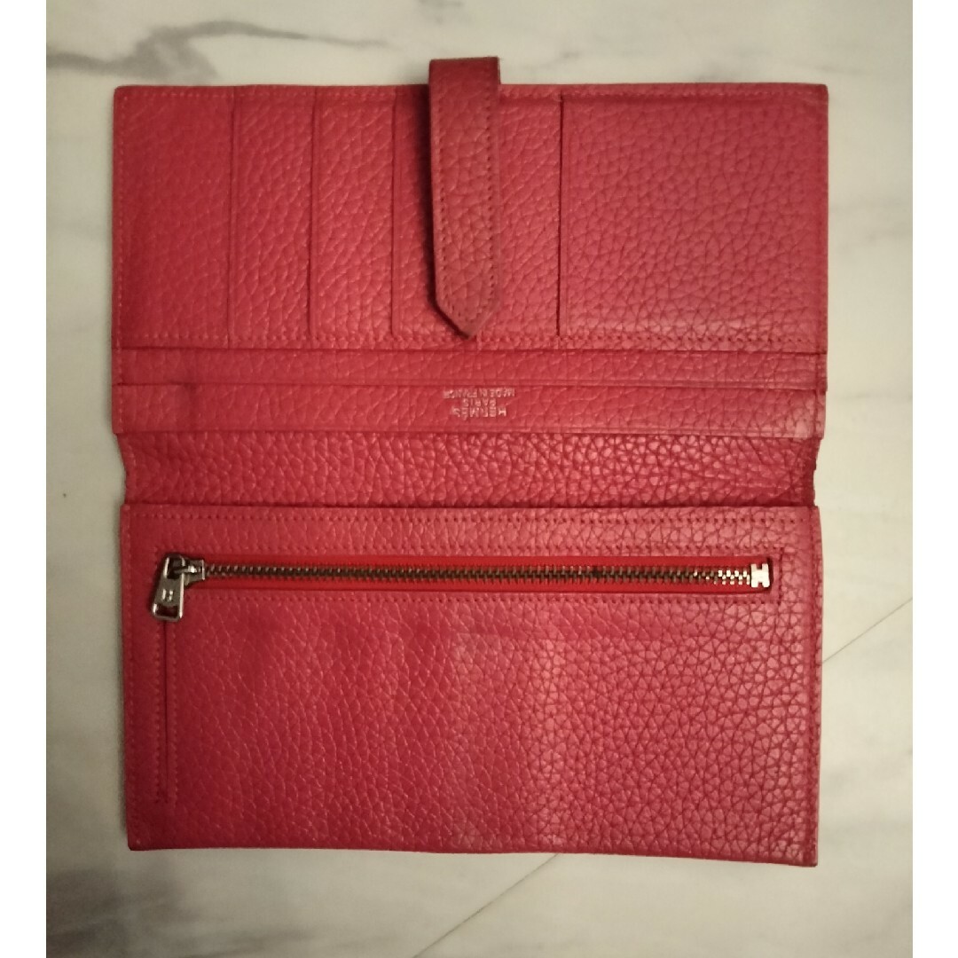 ピンク　財布　長折 レディースのファッション小物(財布)の商品写真
