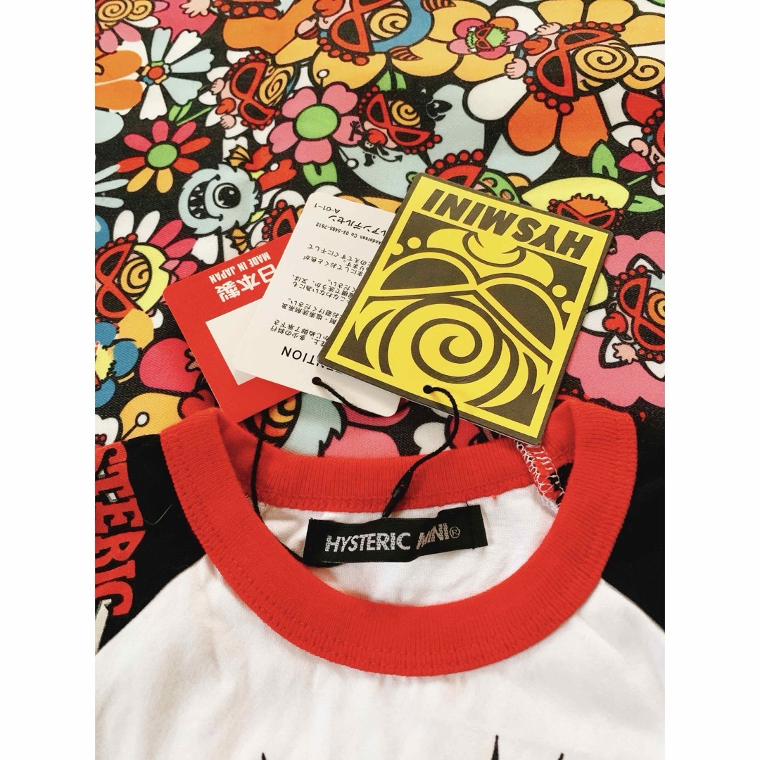 HYSTERIC MINI(ヒステリックミニ)のHYSTERIC  MINI ロングTシャツDEVILMINIプリント ホワイト キッズ/ベビー/マタニティのキッズ服女の子用(90cm~)(Tシャツ/カットソー)の商品写真