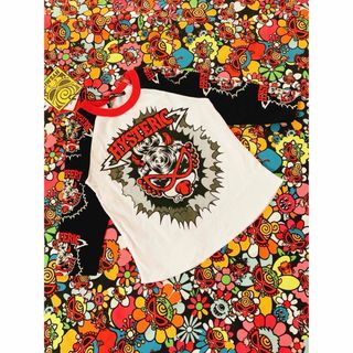 ヒステリックミニ(HYSTERIC MINI)のHYSTERIC  MINI ロングTシャツDEVILMINIプリント ホワイト(Tシャツ/カットソー)