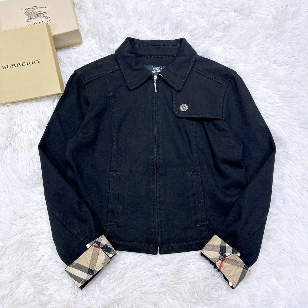 BURBERRY(バーバリー)の【BURBERRY】 キッズ ジャケット アウター 150 黒 キッズ/ベビー/マタニティのキッズ服男の子用(90cm~)(ジャケット/上着)の商品写真