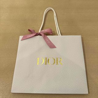 クリスチャンディオール(Christian Dior)の新品未使用　Dior ショッパー　紙袋　ピンクリボン付き(ショップ袋)