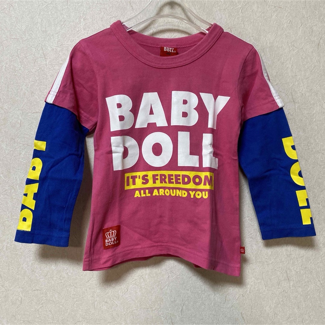 BABYDOLL(ベビードール)の100cm    ベビードール　ロンT キッズ/ベビー/マタニティのキッズ服女の子用(90cm~)(Tシャツ/カットソー)の商品写真