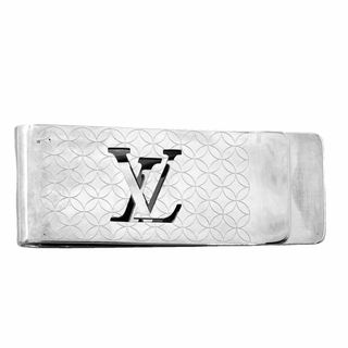 ルイヴィトン(LOUIS VUITTON)のLOUIS VUITTON ルイヴィトン 小物 ビルクリップシャンゼリゼ マネークリップ 小物 M65041 スティール    シルバー メンズ【中古品】(その他)