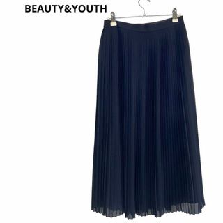 BEAUTY&YOUTH UNITED ARROWS スカート　プリーツ　紺色