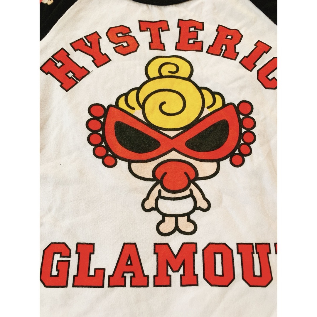 HYSTERIC MINI(ヒステリックミニ)のHYSTERIC  MINI ロングTシャツ LINE MINI ホワイト キッズ/ベビー/マタニティのキッズ服男の子用(90cm~)(Tシャツ/カットソー)の商品写真