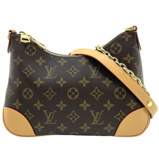 ルイヴィトン(LOUIS VUITTON)の【在庫一掃】LOUIS VUITTON ルイヴィトン ショルダーバッグ モノグラム ブーローニュ NM 肩掛け 斜め掛け ブラウン 茶 鞄 かばん M45832    ナチュラル ゴールド金具 レディース 美品【中古品】(ショルダーバッグ)