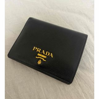 PRADA - 【PRADA】サフィアーノレザー 財布  ブラック