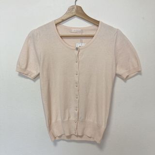 レッセパッセ(LAISSE PASSE)の【タグ付き】レッセパッセ　半袖　カーディガン　38 M 春夏　上品　きれいめ(カーディガン)