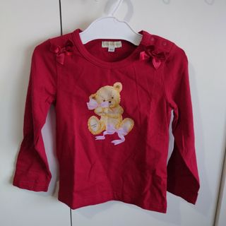 パンパンチュチュ(panpantutu)のパンパンチュチュ♡リボン ベア柄、 長袖 トップス(Tシャツ/カットソー)