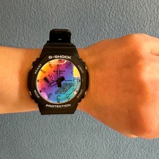 ジーショック(G-SHOCK)のカシオ G-SHOCK GA-2100SR-1AJF(腕時計(アナログ))