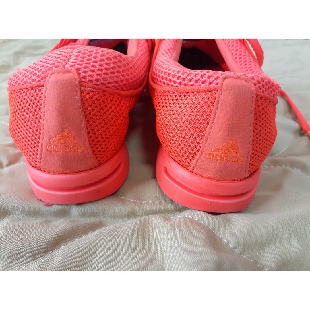 adidas(アディダス)のadidas アディダス スニーカー メッシュ オレンジ 23.0 669804 レディースの靴/シューズ(スニーカー)の商品写真