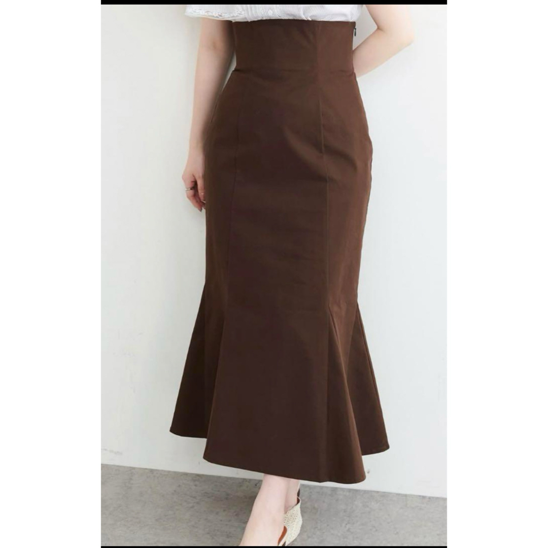 natural couture(ナチュラルクチュール)のnatural couture ハイウエストマーメイドスカート Mサイズ レディースのスカート(ロングスカート)の商品写真