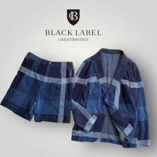 ブラックレーベルクレストブリッジ(BLACK LABEL CRESTBRIDGE)の[美品] ブラックレーベルクレストブリッジ セットアップ パイル地 約7万円(セットアップ)