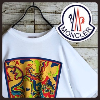 モンクレール(MONCLER)のMONCLER モンクレール tシャツ ビックロゴ入り(Tシャツ/カットソー(半袖/袖なし))