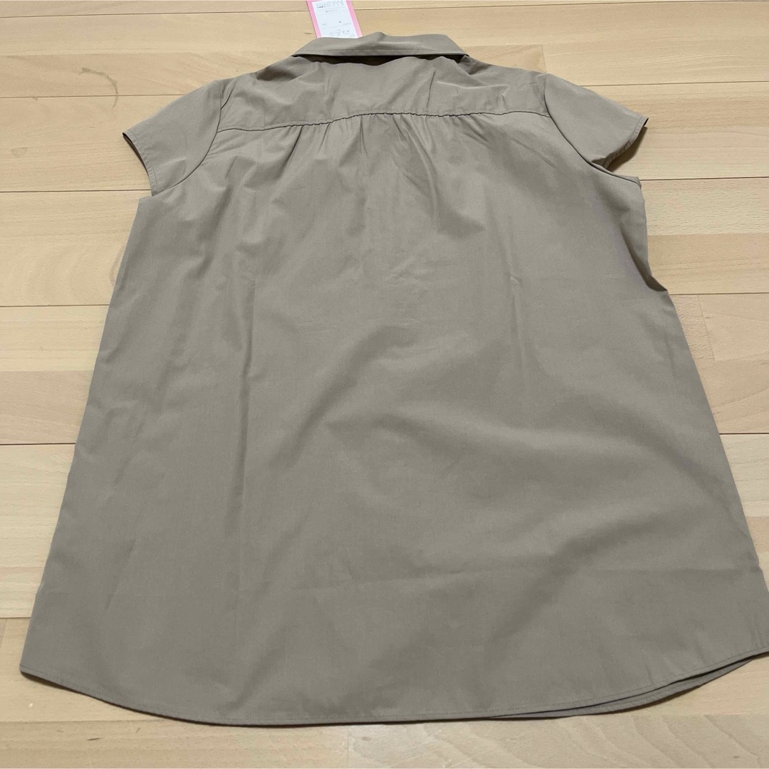 しまむら(シマムラ)のオトナの美スタイル　半袖ブラウス　LL レディースのトップス(シャツ/ブラウス(半袖/袖なし))の商品写真