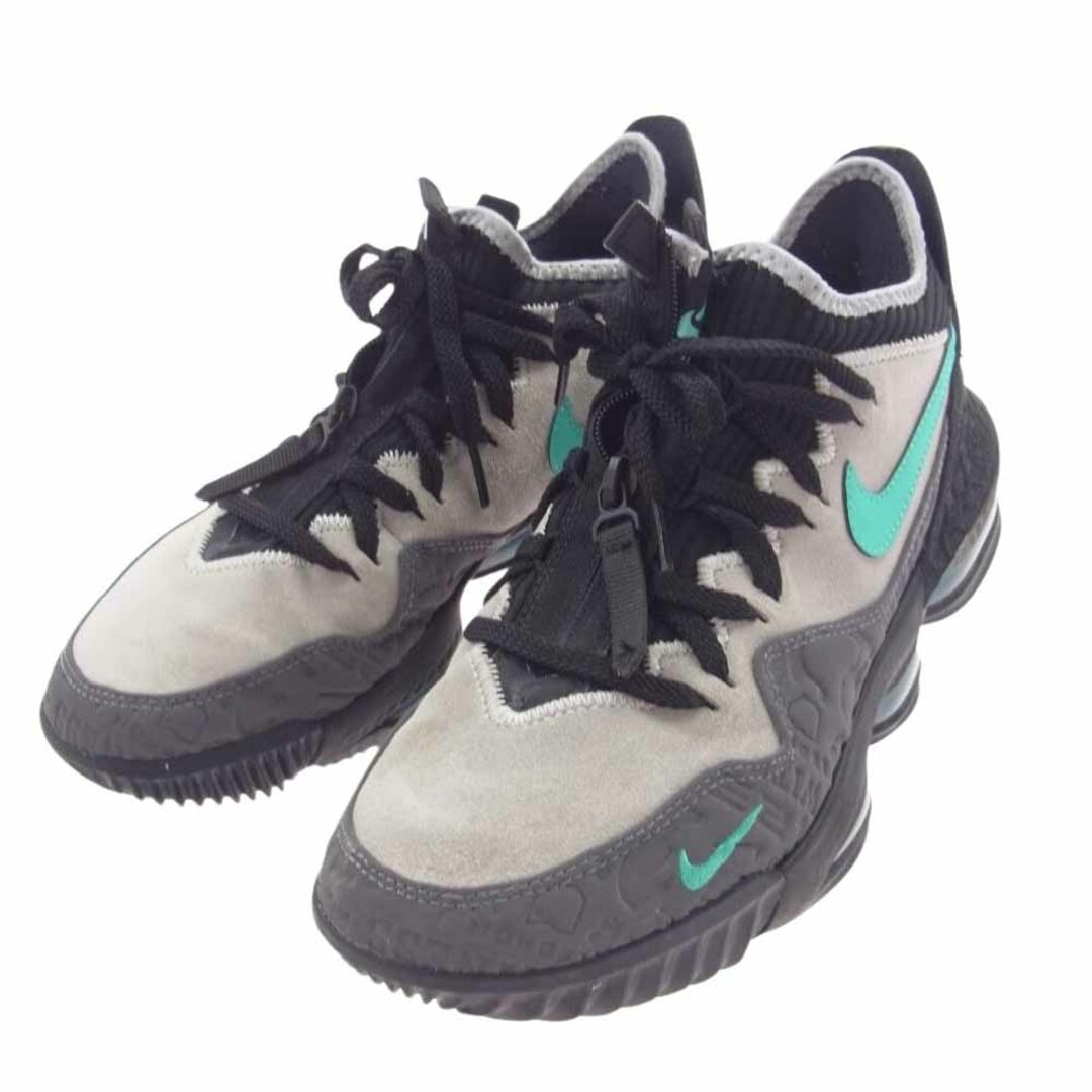 NIKE(ナイキ)のNIKE ナイキ スニーカー CD9471-0003 EBRON 16 LOW AC レブロン 16 ロー アトモス ウルフグレー スニーカー グレー系 ブラック系 26.5ｃｍ【中古】 メンズの靴/シューズ(スニーカー)の商品写真