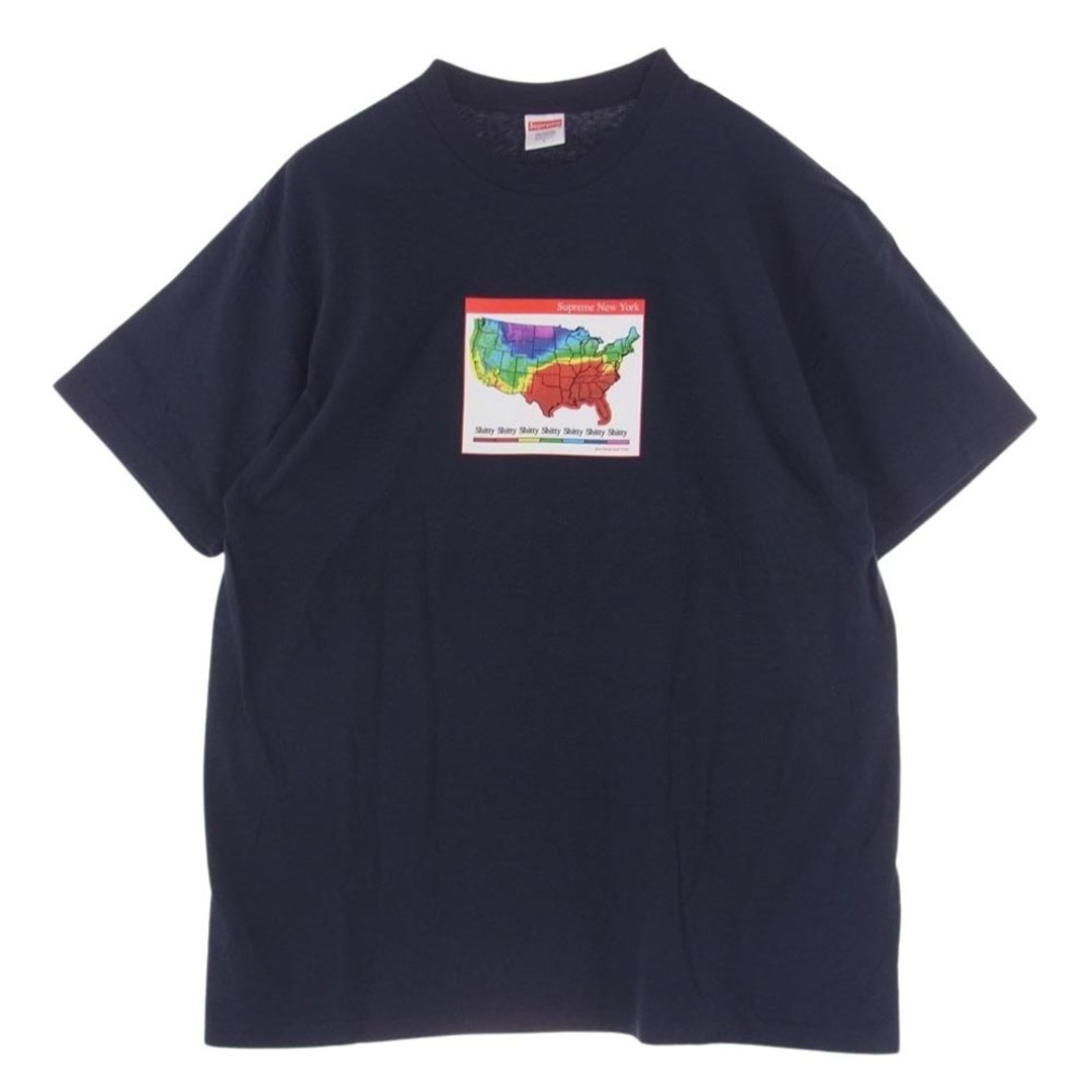 Supreme(シュプリーム)のSupreme シュプリーム Ｔシャツ 23AW Weather Tee ウェザー Tシャツ ネイビー系 L【新古品】【未使用】【中古】 メンズのトップス(シャツ)の商品写真