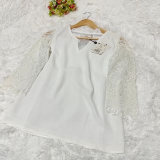 【Rady】 レディ Vネック Ｔシャツ レース フリーサイズ