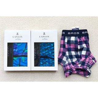 ランバンオンブルー(LANVIN en Bleu)のLanvin en Bleu＆BROS ボクサーパンツ M ローライズ 2枚(ボクサーパンツ)