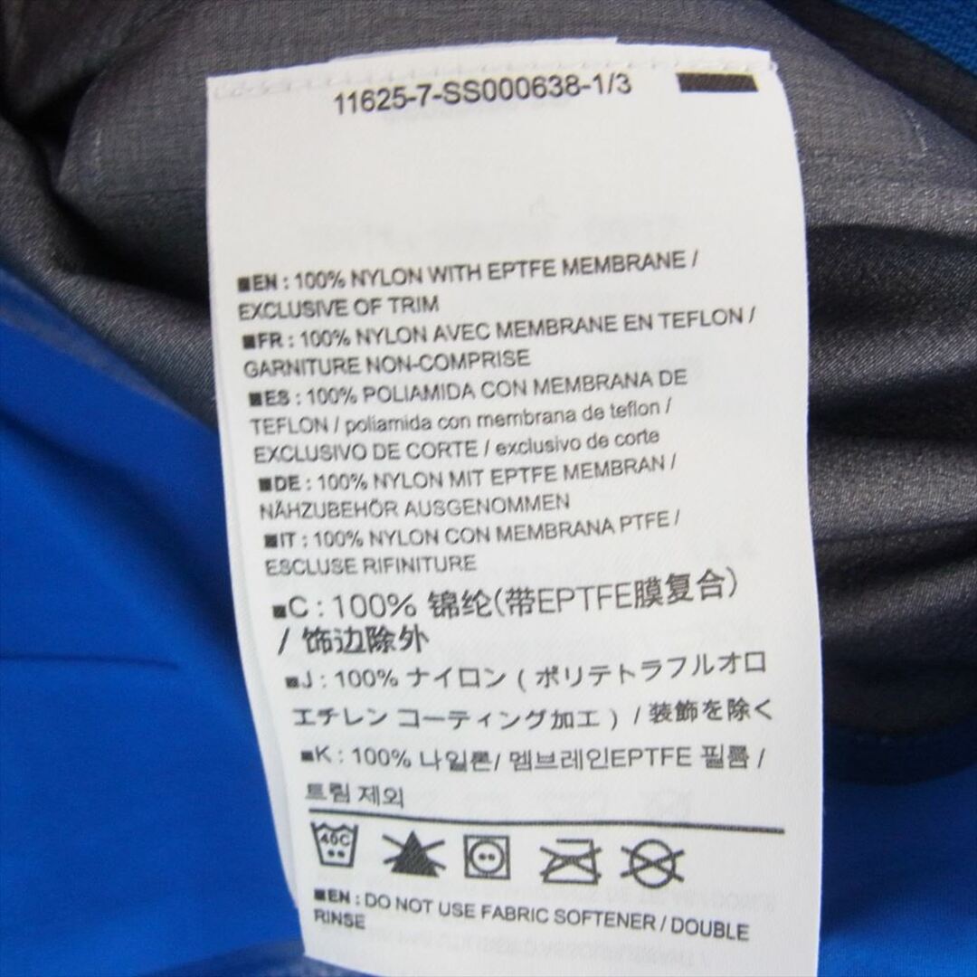 ARC'TERYX(アークテリクス)のARC'TERYX アークテリクス ジャケット 18411 Beta SV Jacket GORE TEX ベータ SV ゴアテックス シェル ジャケット ブルー系 M【中古】 メンズのジャケット/アウター(その他)の商品写真