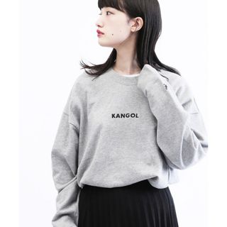 KANGOL - KANGOL  / カンゴール 刺繍ロゴトレーナー ( タンクトップ付き )