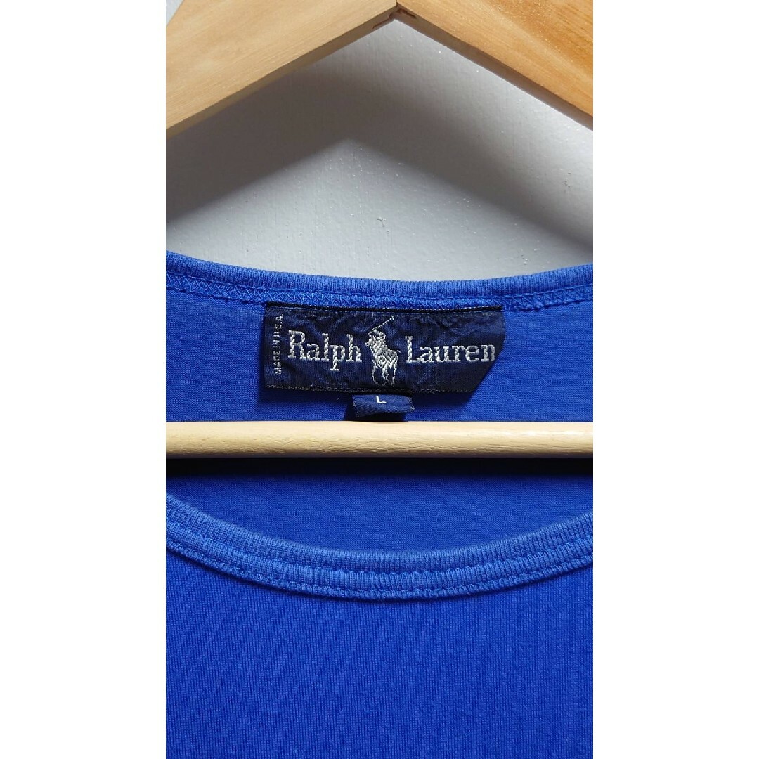 POLO RALPH LAUREN(ポロラルフローレン)の90’s Ralph Lauren USA製 シングルステッチ Tシャツ メンズのトップス(Tシャツ/カットソー(半袖/袖なし))の商品写真