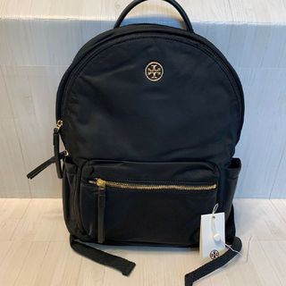 トリーバーチ(Tory Burch)の未使用トリーバーチ PIPER ZIP ナイロンBACKPACK リュック 黒(リュック/バックパック)