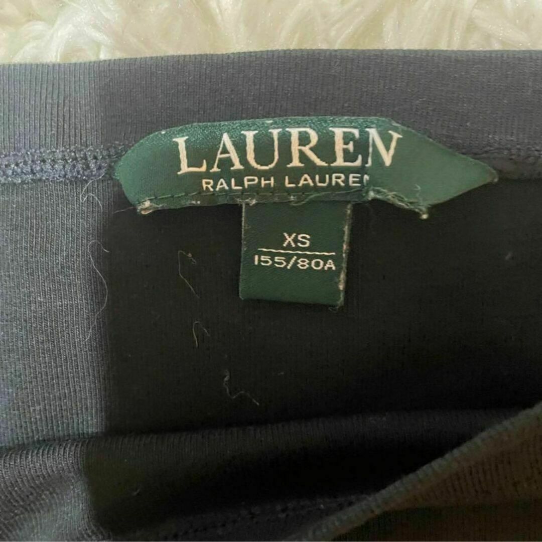 LAUREN RALPH LAUREN レディース　半袖　Tシャツ　黒　XS レディースのトップス(Tシャツ(半袖/袖なし))の商品写真