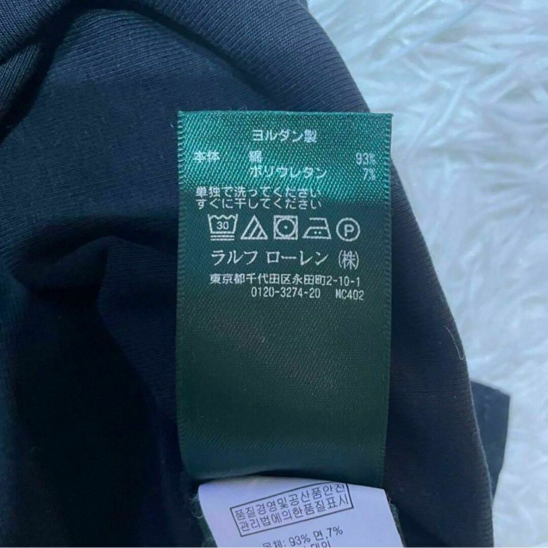 LAUREN RALPH LAUREN レディース　半袖　Tシャツ　黒　XS レディースのトップス(Tシャツ(半袖/袖なし))の商品写真