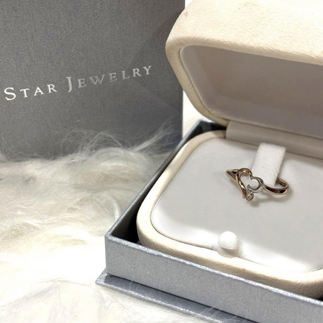 STAR JEWELRY(スタージュエリー)のSTAR JEWELRY ❤︎ HEART MOON リング レディースのアクセサリー(リング(指輪))の商品写真