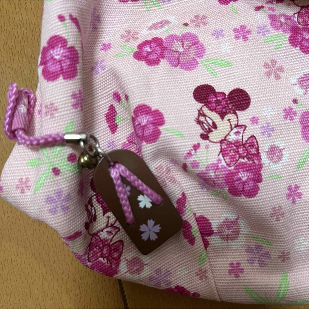 ミニーマウス(ミニーマウス)のミニーマウス 巾着バッグ 浴衣小物 和装バッグ かばん レディースの水着/浴衣(和装小物)の商品写真