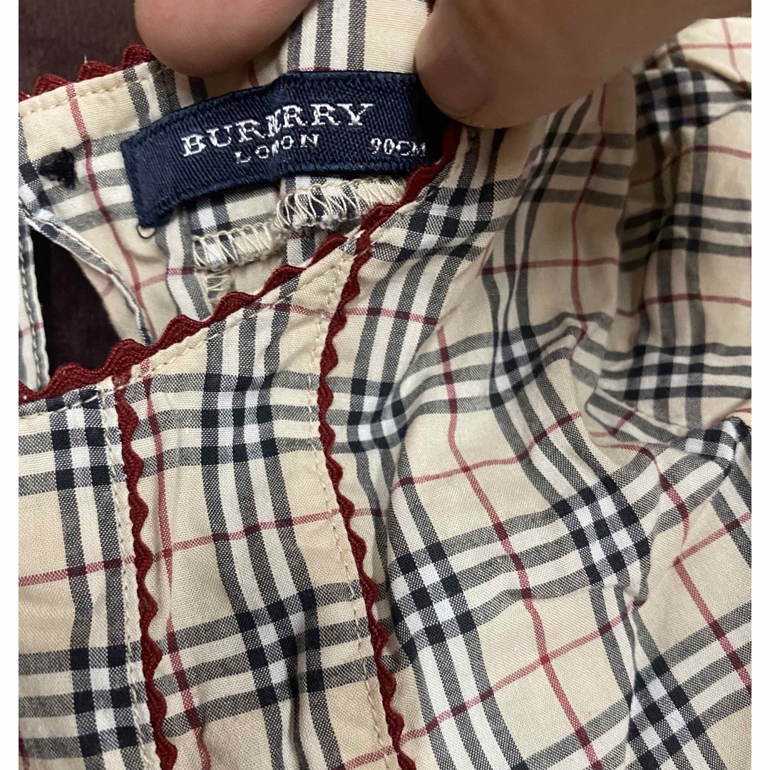 BURBERRY(バーバリー)の💓送料無料💓子供　キッズ　女の子　バーバリー　半袖　ワンピース　90 キッズ/ベビー/マタニティのキッズ服女の子用(90cm~)(ワンピース)の商品写真