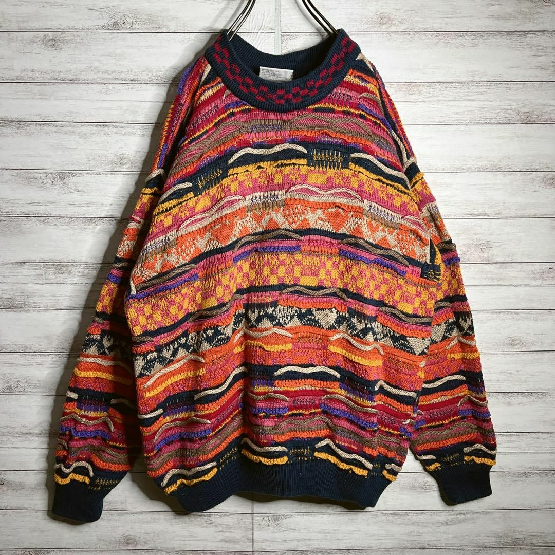 COOGI(クージー)の【入手困難!!】COOGI ✈︎立体ニット 3Dニット ゆるだぼ 肉厚 セーター メンズのトップス(ニット/セーター)の商品写真