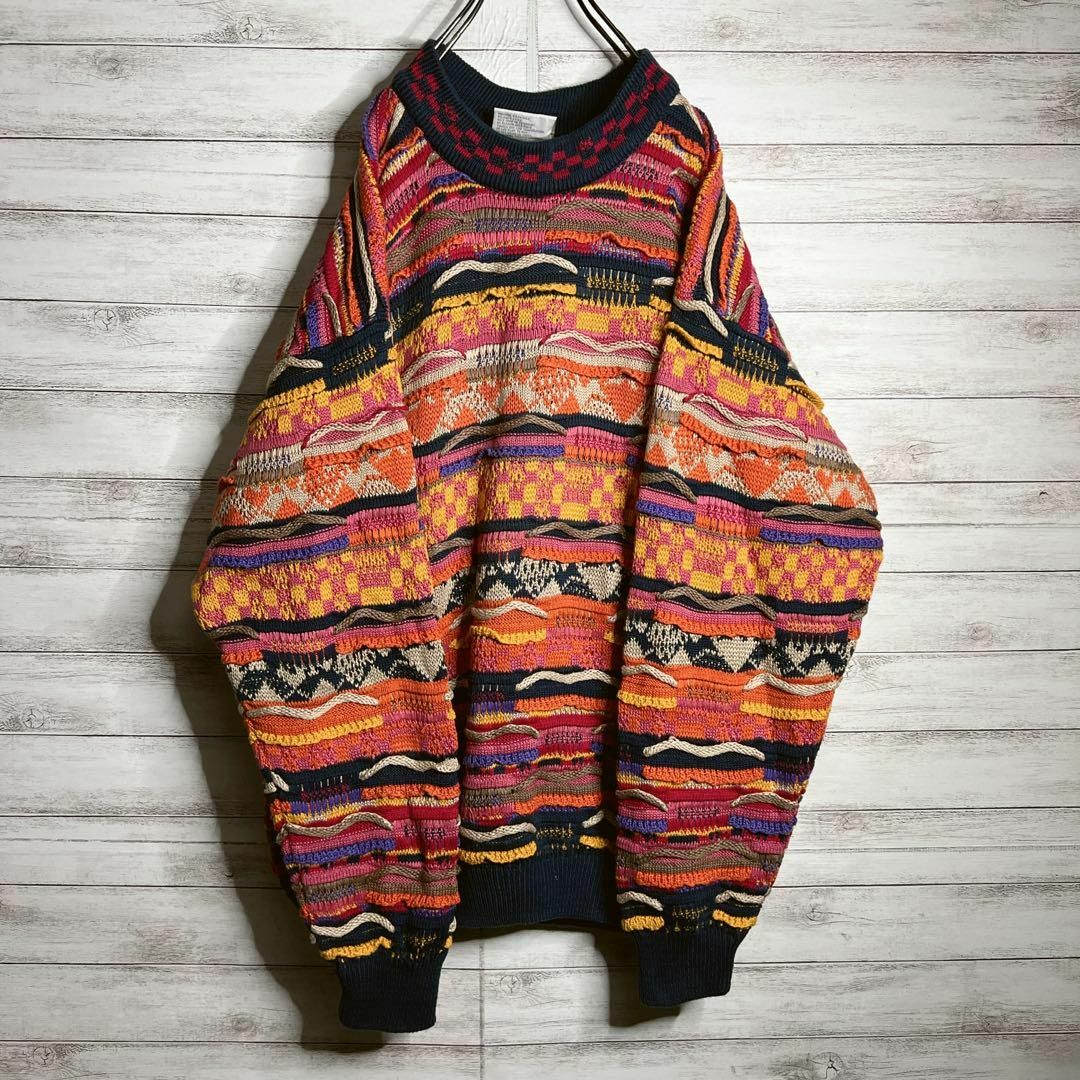 COOGI(クージー)の【入手困難!!】COOGI ✈︎立体ニット 3Dニット ゆるだぼ 肉厚 セーター メンズのトップス(ニット/セーター)の商品写真