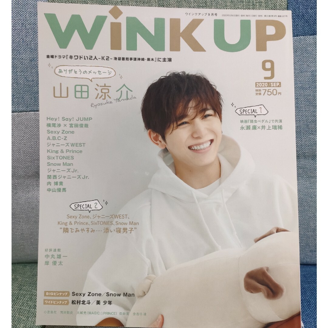 ワニブックス(ワニブックス)のWink up (ウィンク アップ) 2020年 09月号 [雑誌] エンタメ/ホビーの雑誌(その他)の商品写真