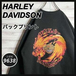 ハーレーダビッドソン(Harley Davidson)の【入手困難!!】ハーレーダビッドソン ✈︎バックプリント ゆるだぼ(スウェット)