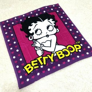 ベティブープ(Betty Boop)のベティブープ　ハンドタオルウォッシュタオルハンカチはんかち携帯ウォッシャブル(キャラクターグッズ)