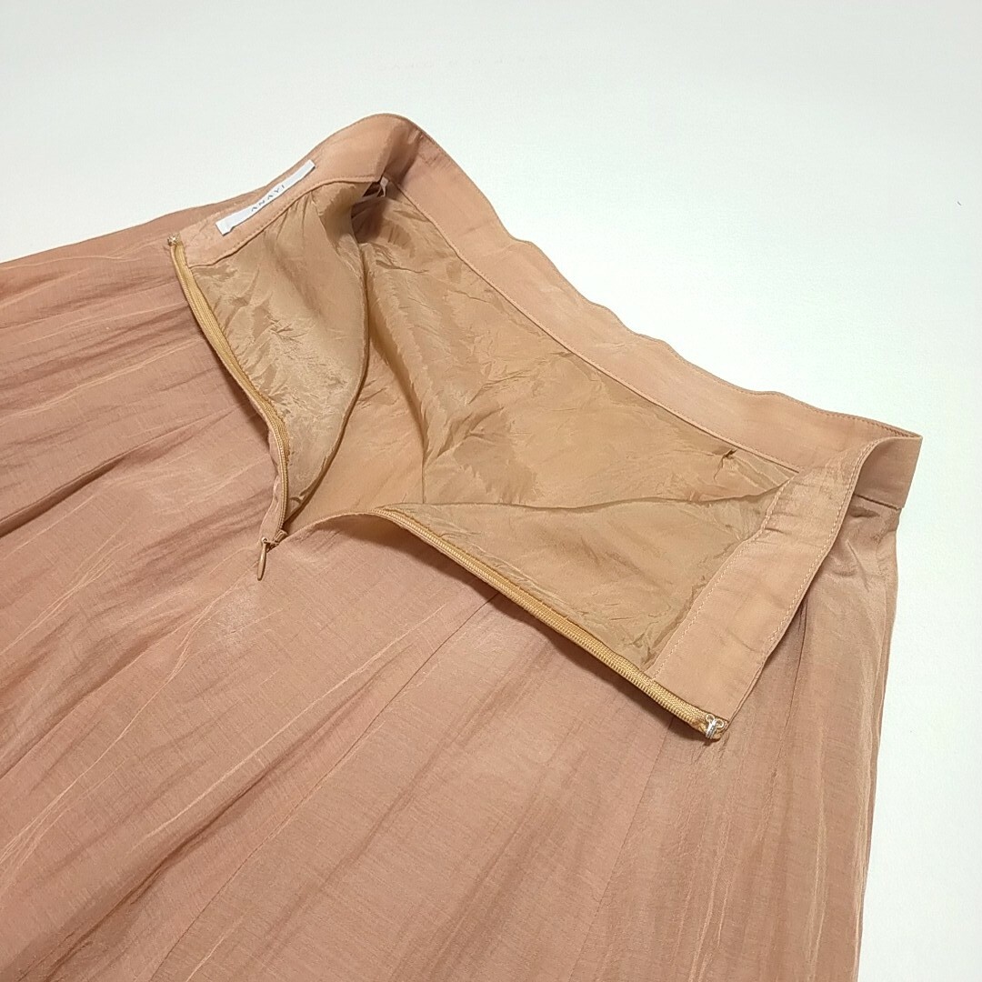 ANAYI(アナイ)のアナイ　ライトローンロングフレアスカート　Aライン　フェミニン　大人可愛い　M レディースのスカート(ロングスカート)の商品写真
