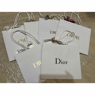 ディオール(Dior)のDior ショップ紙袋　リボン付き　6枚(ショップ袋)