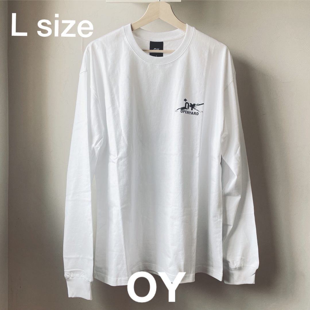 OY(オーワイ)の【OY/オーワイ】長袖Tシャツ　ホワイト　L メンズのトップス(Tシャツ/カットソー(七分/長袖))の商品写真