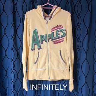 インフィニティ(Infinity)のINFINITELY アメカジ Apples プリント パーカー(パーカー)