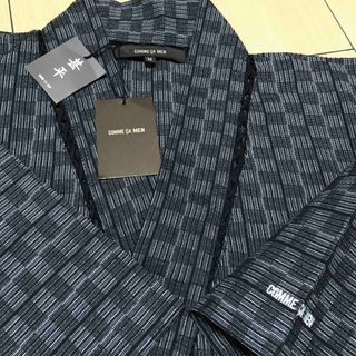 コムサメン(COMME CA MEN)の新品　COMME CA MEN　コムサ　甚平　ブロックチェック　グレー　M(浴衣)