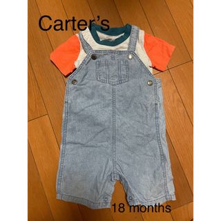 カーターズ(carter's)のCarter’s カーターズ　サロペット　Tシャツ　2枚セット(ロンパース)