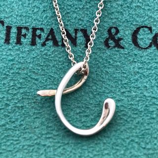 ティファニー(Tiffany & Co.)のTiffanyイニシャルc ネックレス希少(ネックレス)