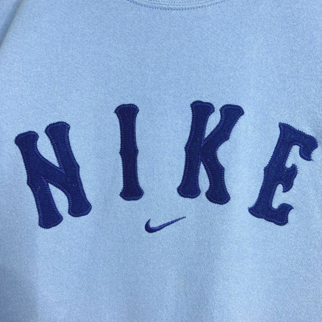 【USA製!!】ナイキ ✈︎刺繍 アーチロゴ ゆるだぼ 白タグ 裏起毛 肉厚 【USA製!!】ナイキ ✈︎刺繍 アーチロゴ ゆるだぼ 白タグ 裏起毛 肉厚