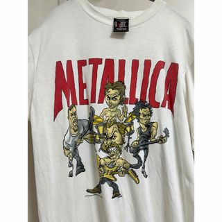 ジャイアント(Giant)のGIANT METALLICA メタリカ 90s Tシャツ 両面プリント L(Tシャツ/カットソー(半袖/袖なし))