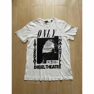 ディーゼル(DIESEL)のDIESELディーゼル  Tシャツ ホワイト 白　プリントTシャツ(Tシャツ/カットソー(半袖/袖なし))