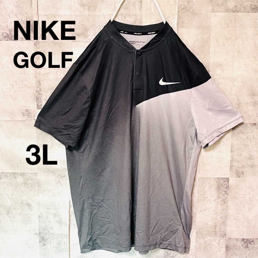 NIKE(ナイキ)の【大きいサイズ】NIKEGOLF ポロシャツ　グラデーション　XXL 3L スポーツ/アウトドアのゴルフ(ウエア)の商品写真