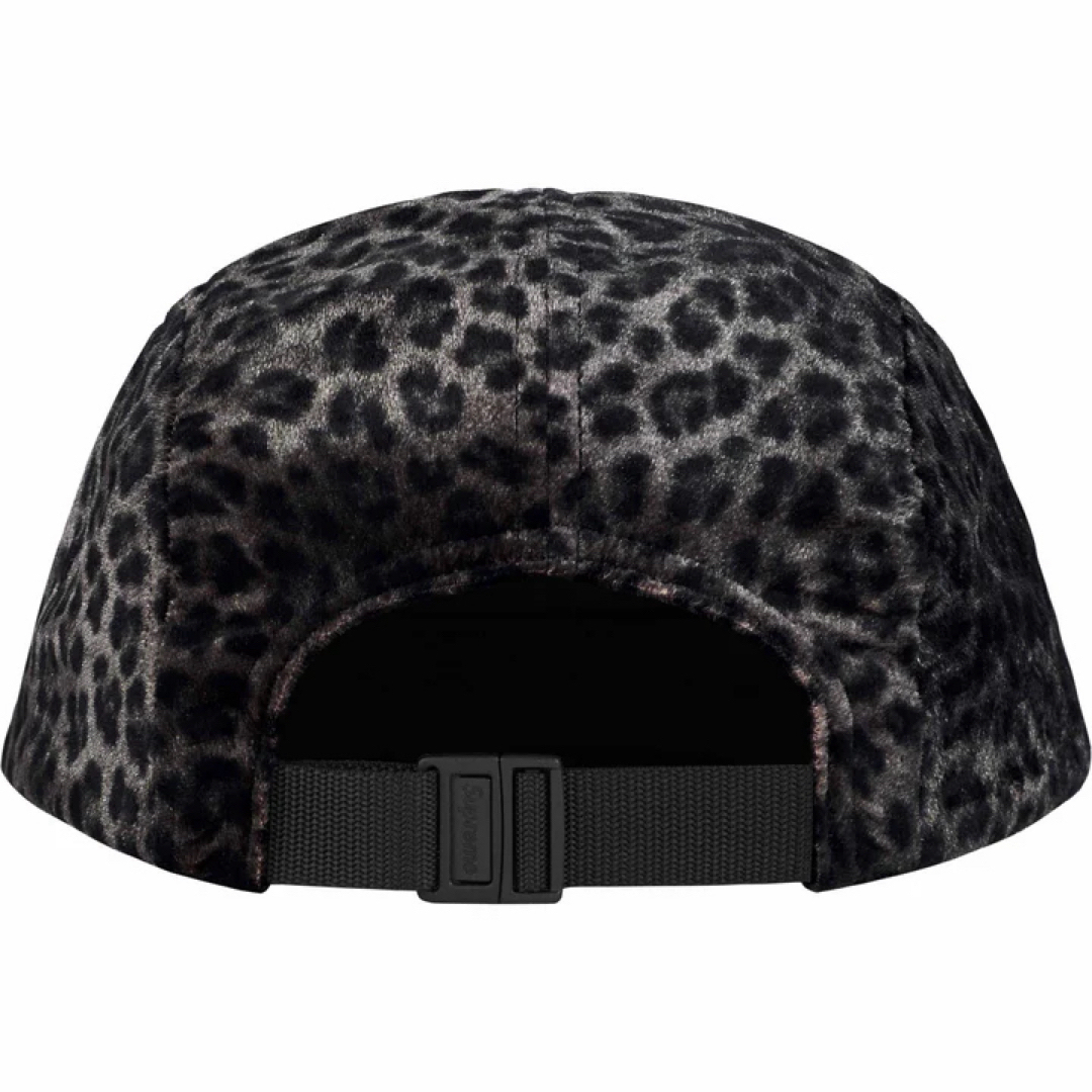 Supreme(シュプリーム)の【Black】Supreme Leopard Velvet Camp Cap メンズの帽子(キャップ)の商品写真