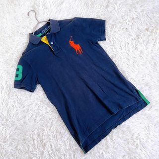 ポロラルフローレン(POLO RALPH LAUREN)の【ポロラルフローレン】半袖ポロシャツ（XS）ビッグポニー刺繍 100%コットン(ポロシャツ)